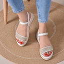 Sandale Cuir Couleur Blanc Ref S020 