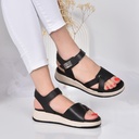 Sandale Cuir Couleur Noir Ref S40 